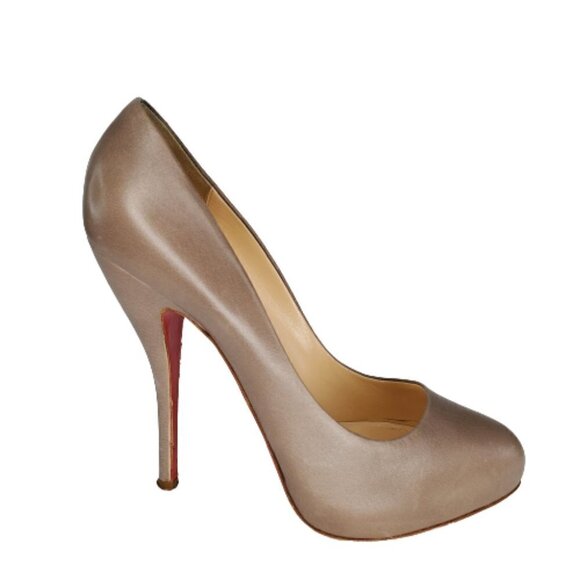 Christian Louboutin Feticha 120 Leather Pumps - Picture 1 of 6